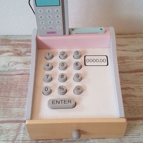 Jabadabado wooden cash register used