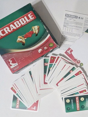 Scrabble board game used, Greek edition 2011