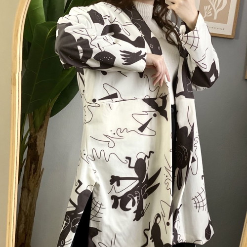 Oversized Anemi outerwear like new, cotton kimono style one size