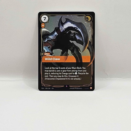 League of Legends Riftbound Vendetta Wild Claw card