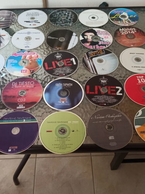 CDs various Greek and foreign used, Thema collection, 55 pieces