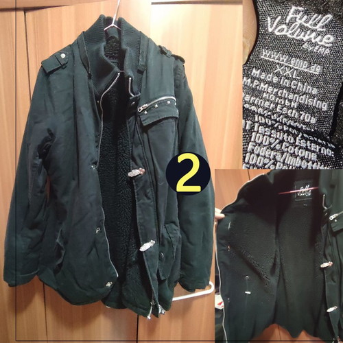 Jackets like new, various sizes and styles