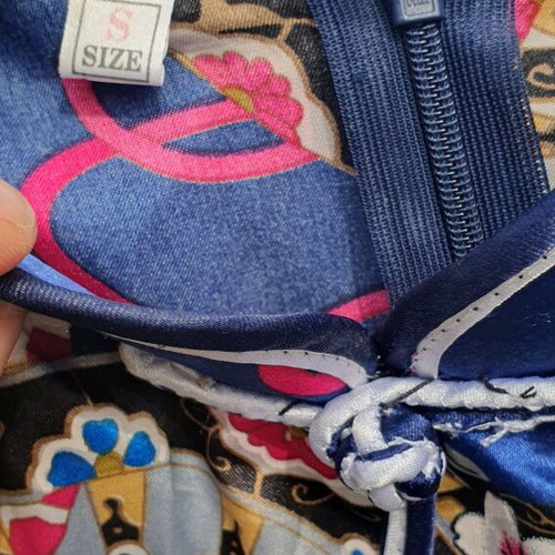 Qipao dress like new, blue multicolor, size S