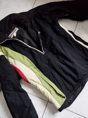 Unisex χειμερινό μπουφάν Νο S/P σαν καινούργιο, μαύρο και πράσινο