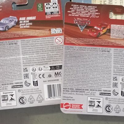 Disney Pixar Cars οχήματα κλίμακας 1:55 πακέτο 4 καινούργια αυτοκινητάκια