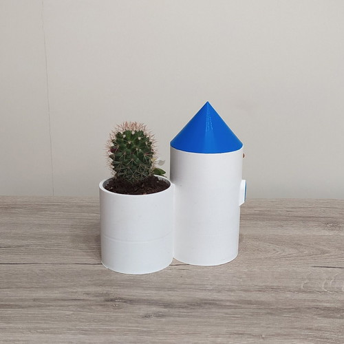 Mykonos Windmill 3D Printed Decorative Planter New
