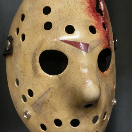Jason Friday the 13th Mask hand-painted and engraved, new