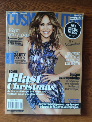 Cosmopolitan January 2014 Jennifer Lopez The Comeback magazine like new