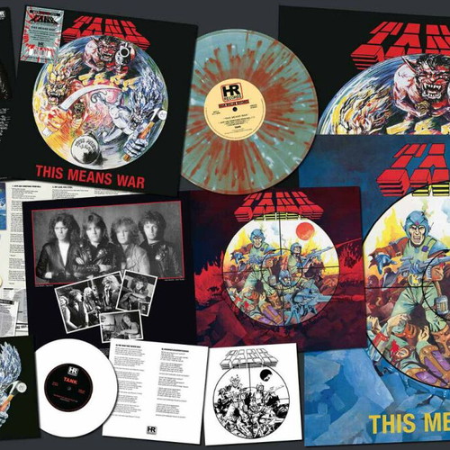 Tank This Means War 2022 Limited Edition Coloured Vinyl LP and 7" New