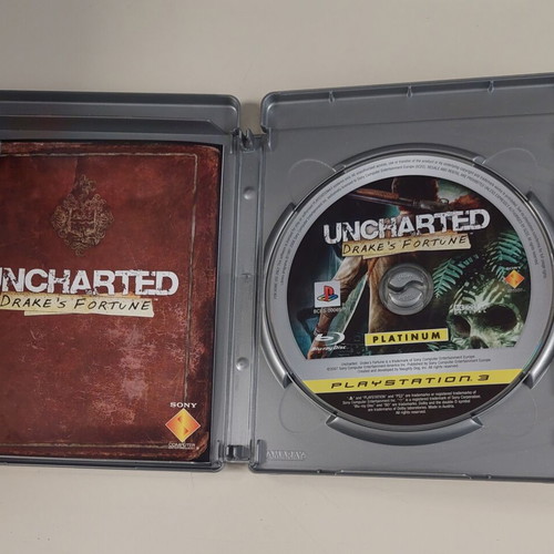 Uncharted Drake's Fortune PS3 игра като нова с книжка