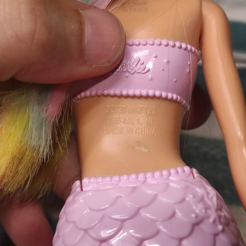 Barbie Dreamtopia Rainbow Transformation mermaid doll used