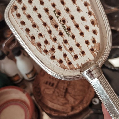 Vintage clothes brush used, made in England, ideal for diy project