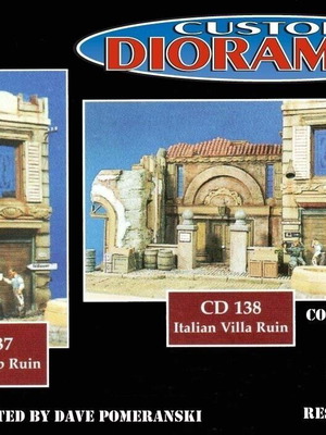 Κιτ Custom Dioramics 1/35 σαν καινούργιο, Italian Shop Ruin & Italian Villa Ruin