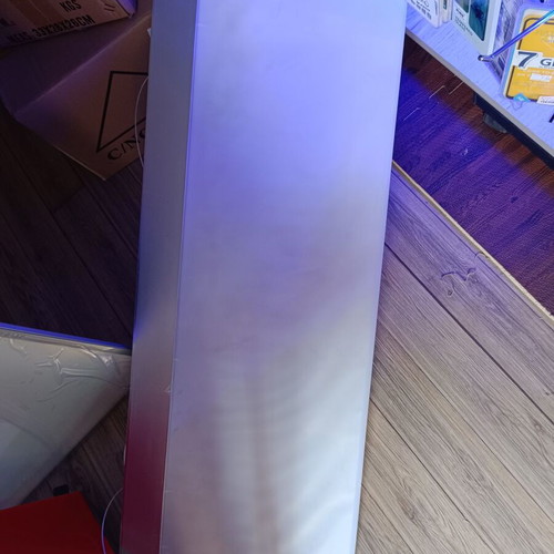 Ηλεκτρονική ταμπέλα διπλής όψης Smart Led Rollup Roof 100 37x100cm καινούργια