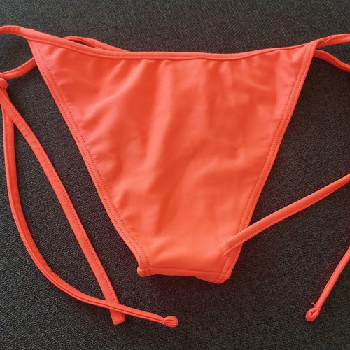 Med Fluo Swimsuit used, coral orange, size S