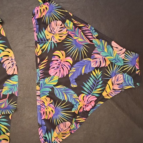 H&M Bikini like new, colorful, adjustable straps, size 14+
