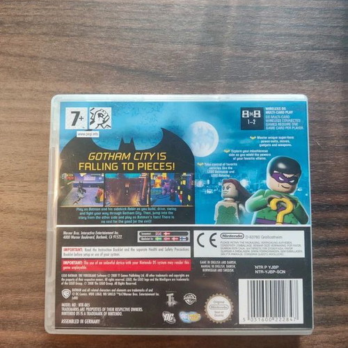 Lego Batman The Videogame Nintendo DS used with box and manual