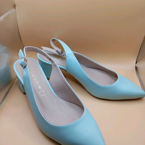Envie Shoes leather pumps new, size 37, turquoise