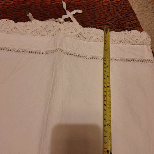 Pillowcases with handmade lace like new, set of 2 pieces