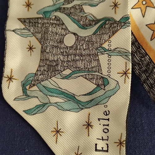 Christian Dior L'Etoile Tarot Mitzah Twilly scarf like new, multicoloured