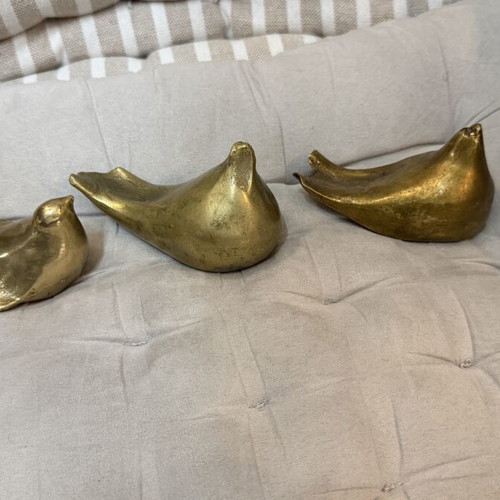 Three bronze sculptures by Eleni Vernadaki, one signed