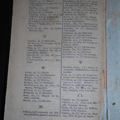 Neon Lexikon Greek-French Dictionary 1886 used, hardcover, 1218 pages