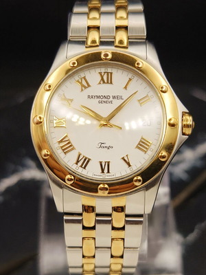 Raymond Weil Collection Tango Ref. 5590 Two-Tone watch used, Swiss quartz