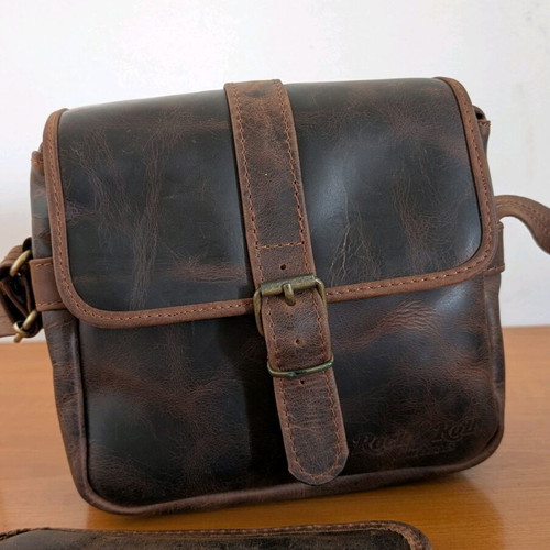 Rock & Roll leather camera bag used