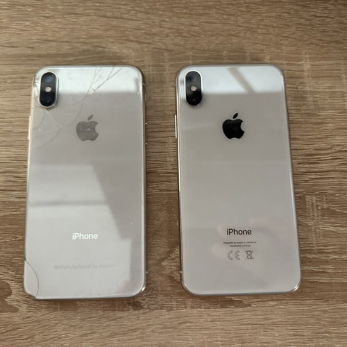 2x iPhone X 64GB for Repair or Parts, Clean iCloud