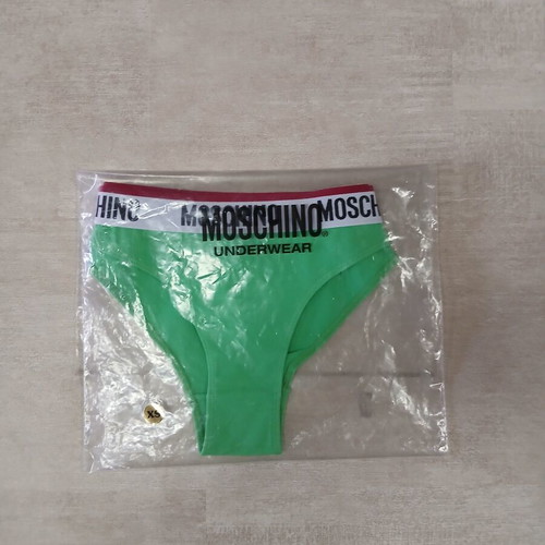 Moschino women's underwear new, size XS, green