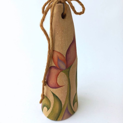 Handmade Czech ceramic bell like new