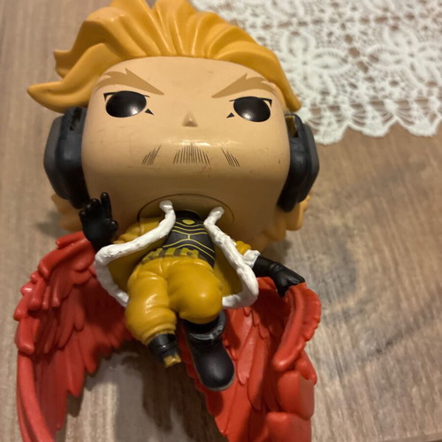 Funko Pop! Animation My Hero Academia Hawks 1141 used figure missing parts