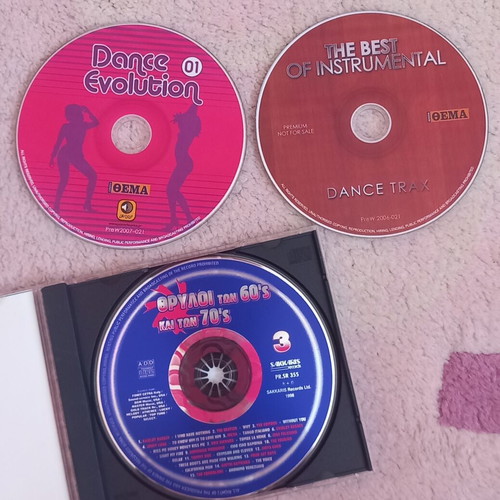Dance Evolution mix CDs like new, pack of 3, electronic genre