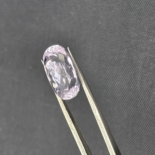 Natural Kunzite 8.42ct Oval Cut pink IF certified Gem Palace