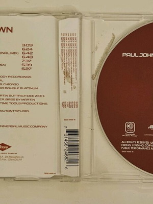 Paul Johnson Get Get Down CD used, electronic