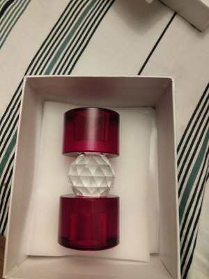 Ranoldi crystal candlestick like new with one scratch