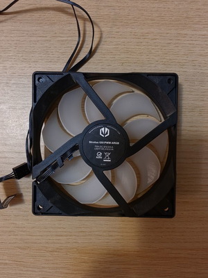 Endorfy Stratus 120 PWM ARGB computer fans like new, pack of 2