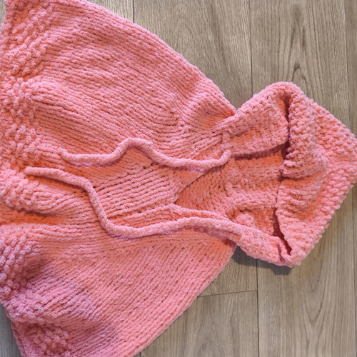 Handmade knitted children's capes, 3-7 years, 2 pieces