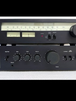 Sansui AU 117 and TU 217 amplifier and radio set like new, 1978