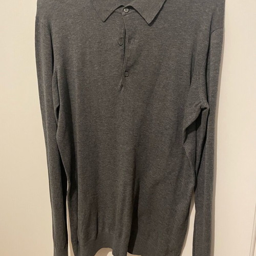 Gutteridge lightweight men's sweater size Large like new, gray
