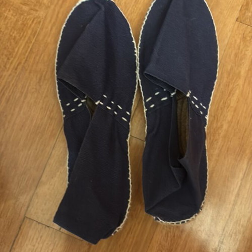 Espadrilles size 39 blue like new