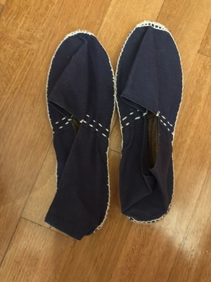 Espadrilles size 39 blue like new