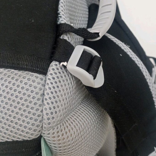 School bag used with back padding and hard bottom