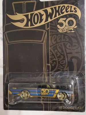Hot Wheels '68 Dodge Dart μεταλλικό αυτοκινητάκι, 50 χρόνια Σφραγισμένο