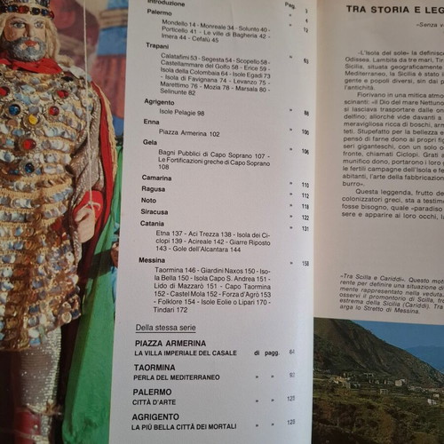 Sicilia L'Isola Del Sole travel guide like new, Italian