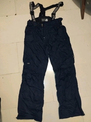 Men's ski salopette size 56 dark blue like new