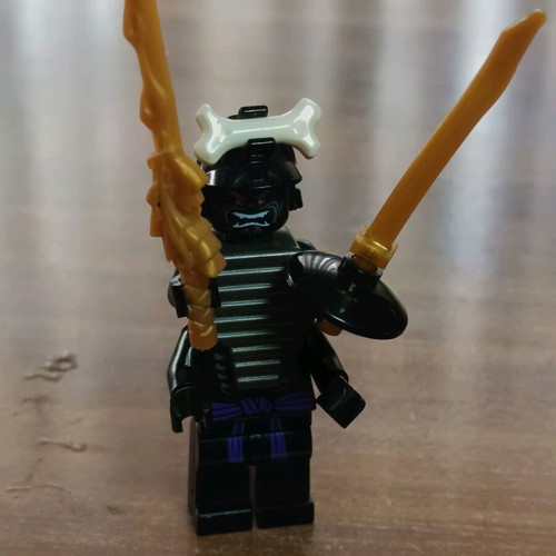 Lego Ninjago Lord Garmadon rare figure like new with swords