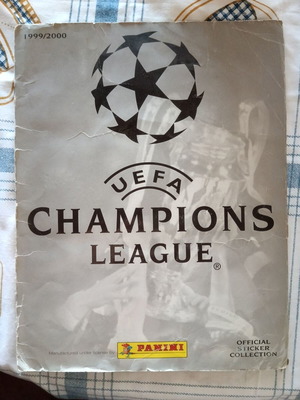 Άλμπουμ αυτοκόλλητα UEFA Champions League 1999-2000, πλήρες, καλή κατάσταση