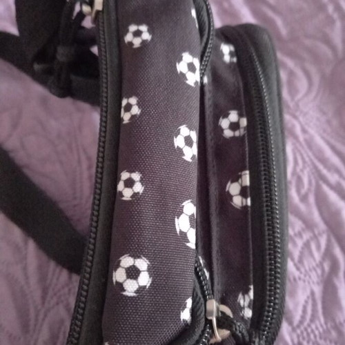 Polo Kiddo II Waist Bag Like New, Soccer Ball Design, Black