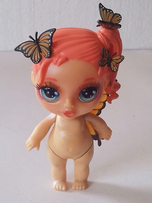 Poopsie Rainbow Surprise Fantasy Friends Mia Monarch Girl Butterfly 2019 doll used, missing one wing